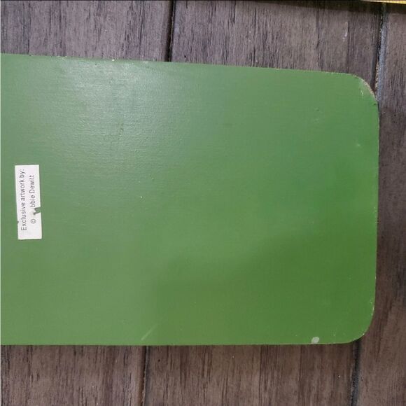 Wooden kitchen decor by Debbie DeWitt 20 LX 5 5w in green distresses wood paddle - Picture 10 of 11